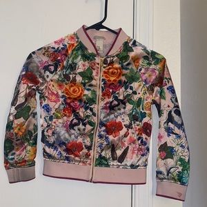 Floral girls jacket H&am size 7-8.